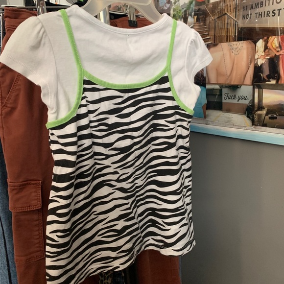 y2k style zebra top - Picture 2 of 2